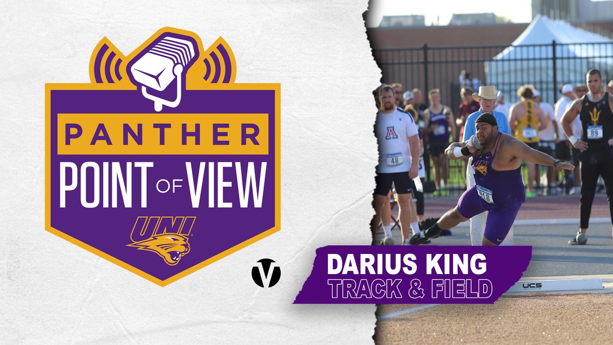 EliotClough's tweet image. .@UNIAthletics Panther POV is live!

This week, we're joined by @dariusking15 of @UNITrackFieldXC!
We talk
-Being a record-holder at a program like UNI
-How he stays fit and focused
-His experience at the Olympic Trials

Tune in! #EverLoyal #UNITF
Apple:podcasts.apple.com/us/podcast/pan…