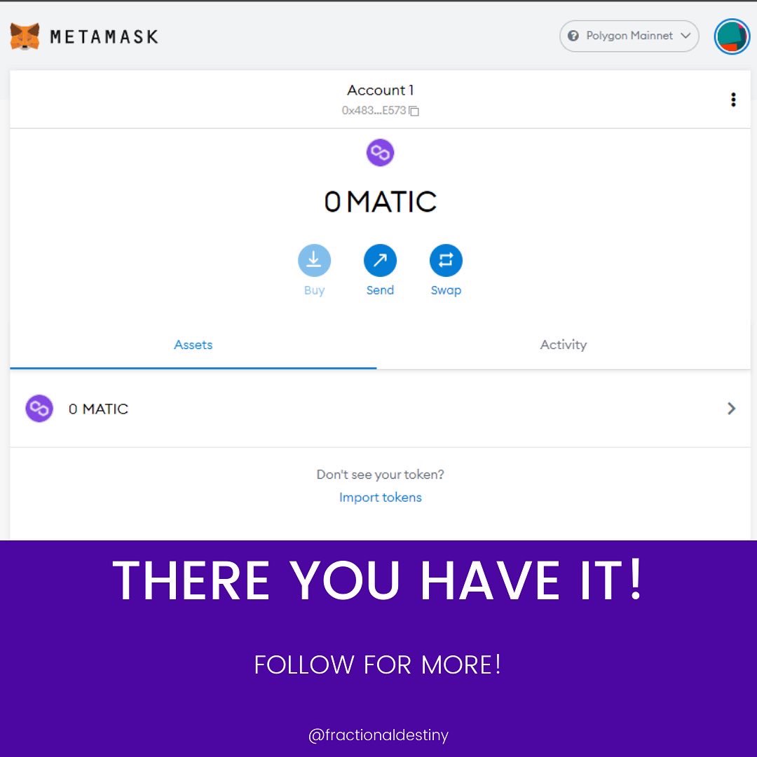How to add Polygon on Metamask 💜
#MATIC #polygon #Metamask