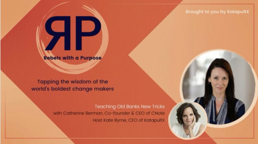 Shoutout to <a href="/KXpotential/">KatapultX - Our future together</a> for spotlighting Cat of our portfolio company <a href="/goCNote/">CNote</a>. Listen &amp; find the episode of the Rebels With a Purpose podcast: lnkd.in/gUSP5yH5

#impactinvesting #communityinvesting #socialfinance #wealthinequality #cdfi #womenownedbusiness