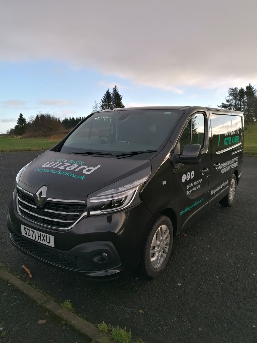 flatpackwizard1's tweet photo. New Year, new van, same old friendly, reliable service. https://t.co/3tqk7hdkCO
