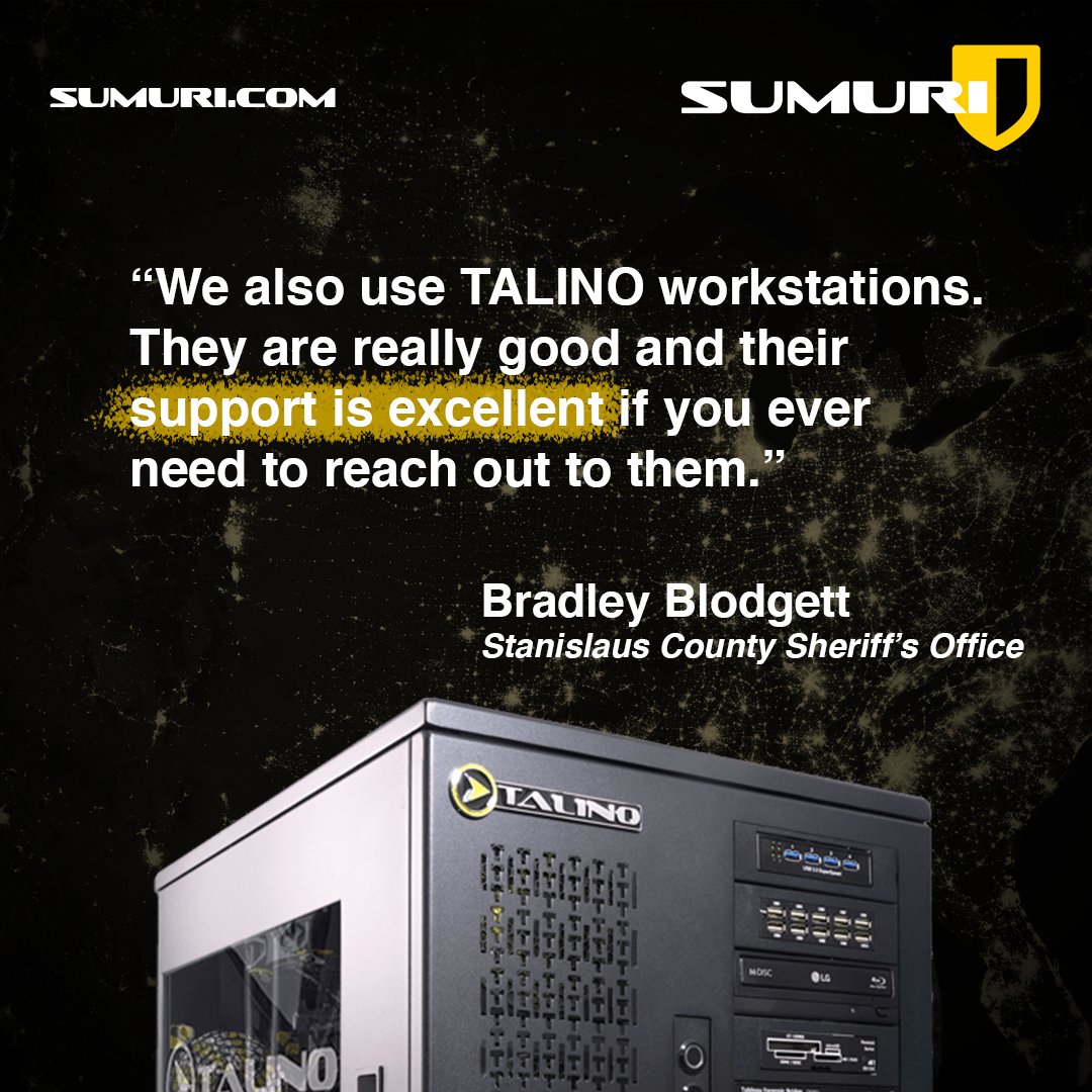 SUMURIForensics's tweet photo. SUMURI's TALINOs have been innovating in the forensic workstation space since their inception. We're proud of how our workstations have helped put a dent in bad guys' plans around the world
#SUMURI #TALINO #ProductFeedback #ForensicSimplified https://t.co/g9pcwKVneh