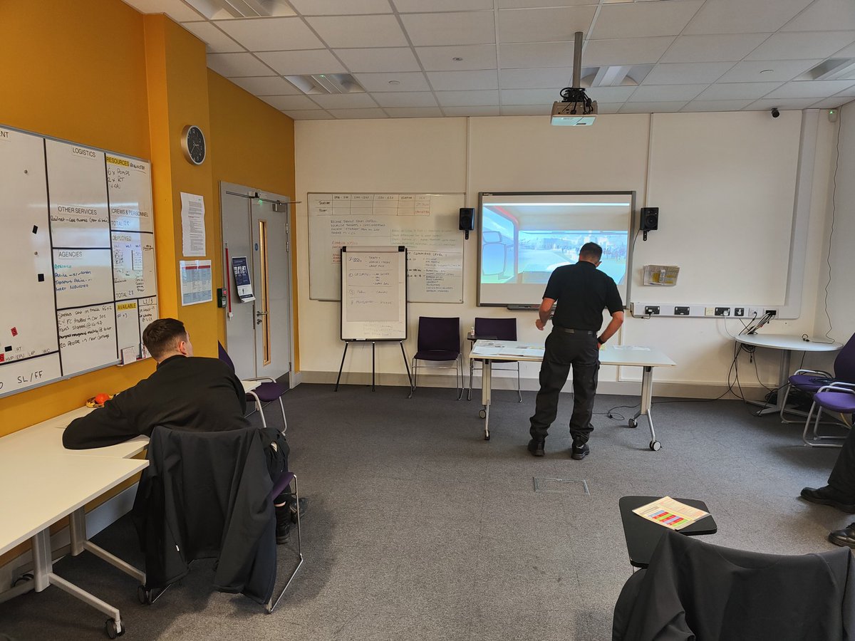 trainingcfrs's tweet image. Third day of our latest Incident Command acquisition course. Virtual training with thanks to @XVRsimulation and @ChaosGroupUK before the candidates head outside for practical scenarios tomorrow. Potential @CornwallFRS leaders take their first step!