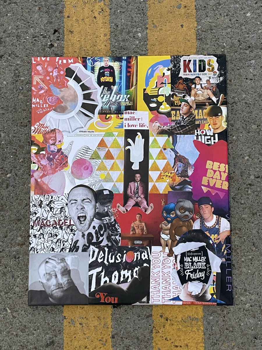 The collage I made for Mac’s birthday last year. #hbdmac ❤️