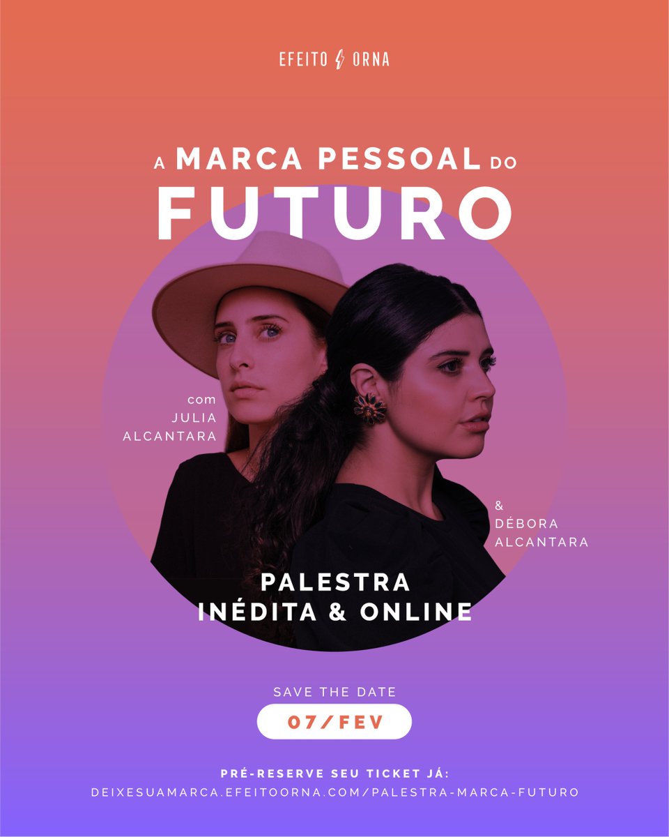 TudoOrna's tweet photo. Posicionamento Mercadológico (produto) + Institucional (empresa) = Posicionamento da marca.

Leia na íntegra: https://t.co/9EAYTtCu80

⚡ Prepare-se para conhecer a MARCA PESSOAL DO FUTURO dia 07/02, com Débora e Julia Alcantara. Pré-reserve seu ticket: https://t.co/EvICT5Qs1T https://t.co/GZfAHtjfbe