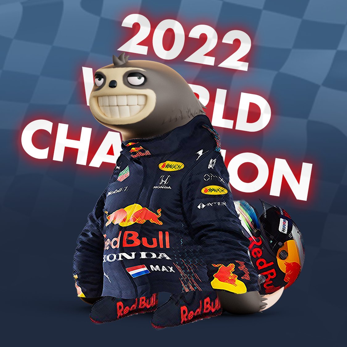 myonlywayeth's tweet photo. "Max Verslothppen! You are the world champion! The world champion!"
#SlothverseFanArt @SlothverseNFT #Slothverse https://t.co/K8BxrxQVcG