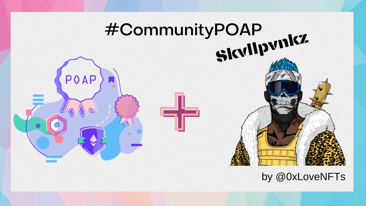 0xLoveNFTs's tweet photo. #CommunityPOAP reminder: Jan 20th I will give my 1st free #POAPs to the community of the #Skvllpvnkz 💀-> Holders will receive a POAP link to claim their token. Being a member of the #Skvllfam is a milestone that needs to be bookmarked.
#NFTs #NFTCommmunity #poap @Community_POAP https://t.co/od4DkZEVb0