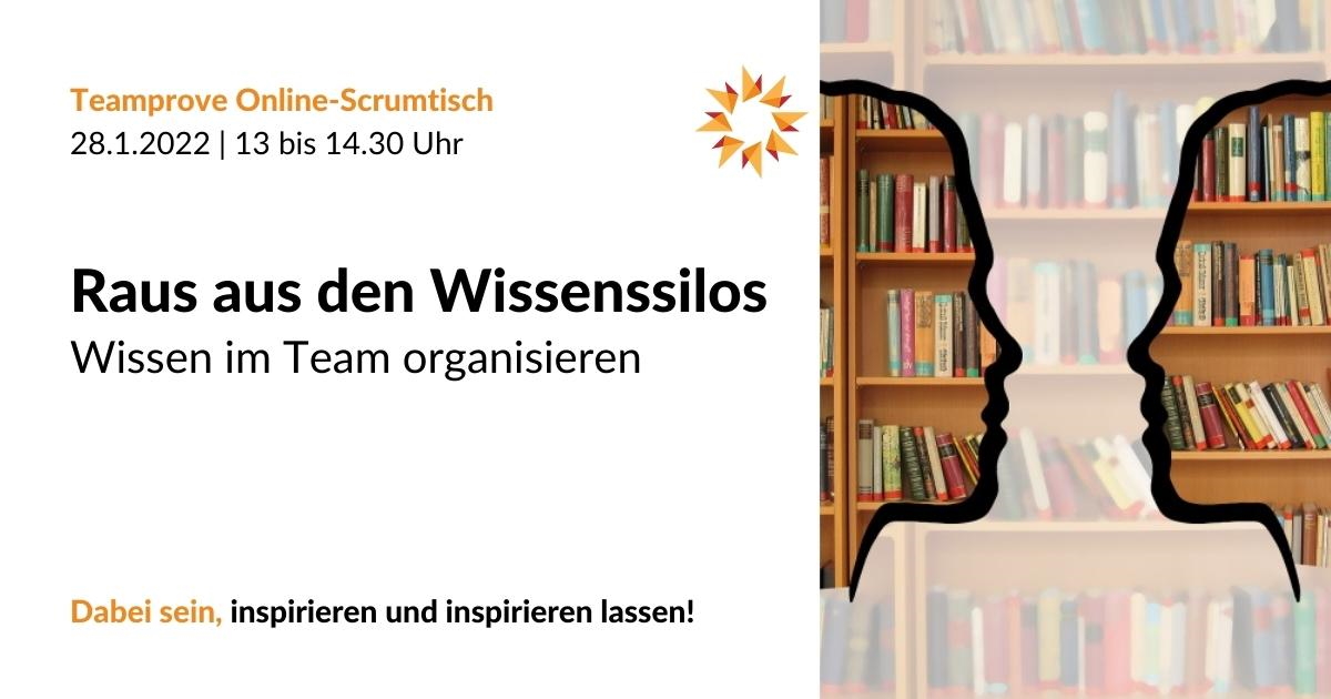 teamprove's tweet photo. In den Köpfen aller Mitarbeitenden schlummert viel Wissen - oft unentdeckt und ungeteilt. Wie gelingt ein effizienter #Wissenstransfer, vielleicht sogar remote oder über Teamgrenzen hinweg? Meldet euch zu unserem Online-#Scrumtisch an und diskutiert mit!
https://t.co/miZRxHM0C4 https://t.co/ZrutPcpEgX