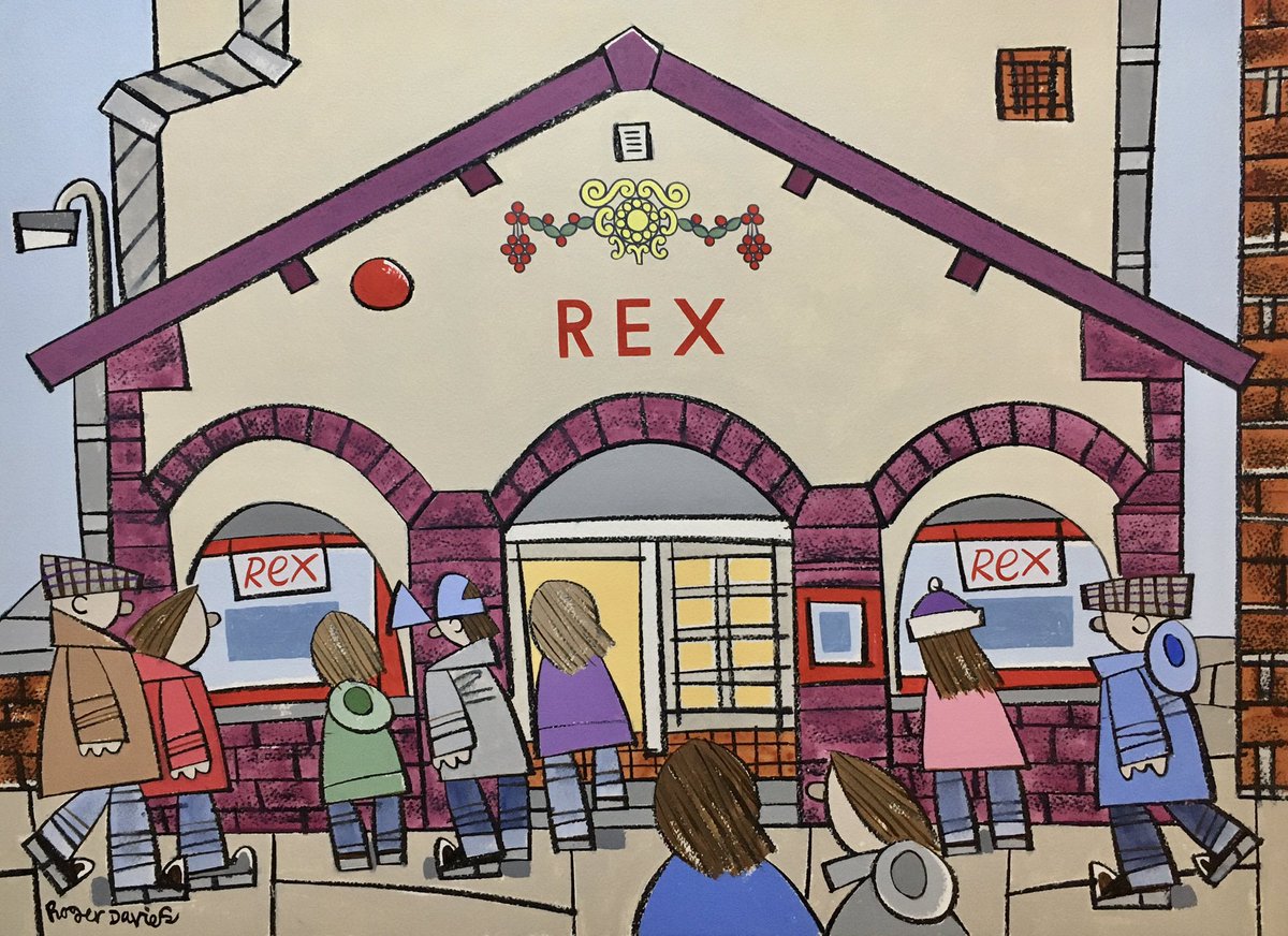 RogerDavies01's tweet photo. Four new paintings are now available at the @HarrisonLordArt Gallery in Brighouse, celebrating some of my favourite haunts!

@Themillersbar, The Rex Cinema in Elland, @Blakeleyschippy and @BrighouseFox 

Call 01484 722462 with enquiries 

https://t.co/bE9JCKdQiq https://t.co/8xCn2Gvmyg