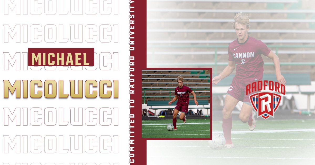 Congratulations to Michael Micolucci, on his commitment to continue his academic and soccer career at Radford University! 

#NextLevel #cannonsoccer #cannonathletics