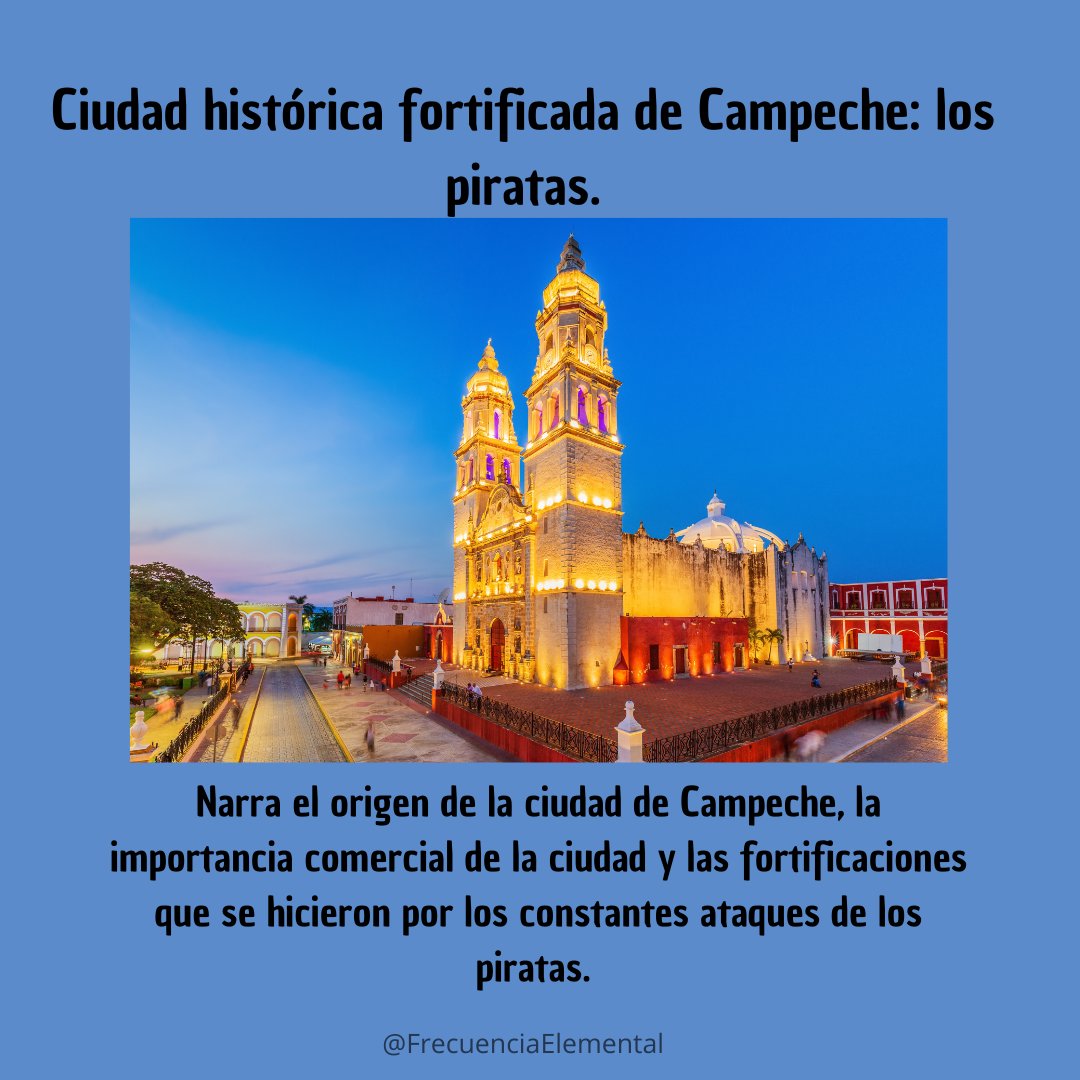 Campeche es un modelo de ciudad colonial portuaria, cuyo centro histórico es rodeada aún por grandes murallas.Escúchalo en nuestro Podcast de Frecuencia Elemental.

 #ElCambioSomosTodos #Podcast

Spotify Frecuencia Elemental: buff.ly/3wCixYi