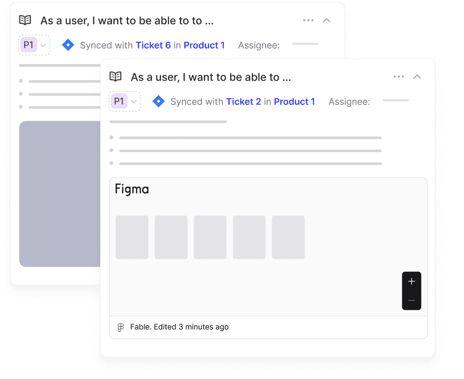 Try_Fable's tweet photo. Put #Fable to work in your organization:

1) #Organize your products in spaces
2) Capture and communicate decisions
3) Collaborate on user stories
4) Auto-sync stories with your issue tracker

A birds-eye-view of what's happening, accessible to everyone: https://t.co/Dn3GVTxzaQ https://t.co/63A8GiYqg9