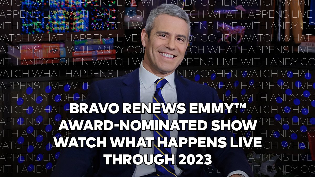 TWO MORE YEARS OF #WWHL! 🥂 <a href="/Andy/">Andy Cohen</a> <a href="/BravoTV/">Bravo</a> 🥳🎉