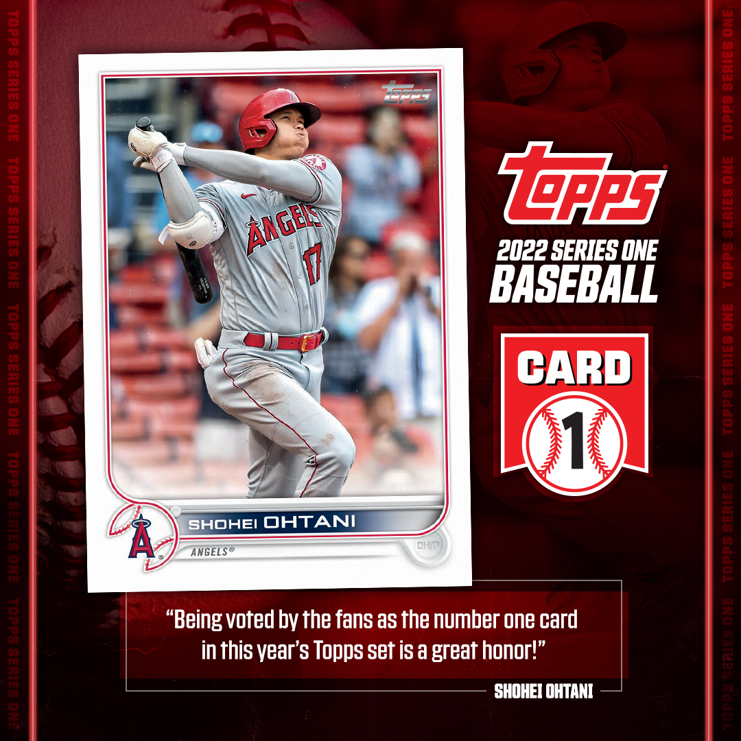 Topps on X: 🚨 BREAKING: Shohei Ohtani voted by fans as card #1