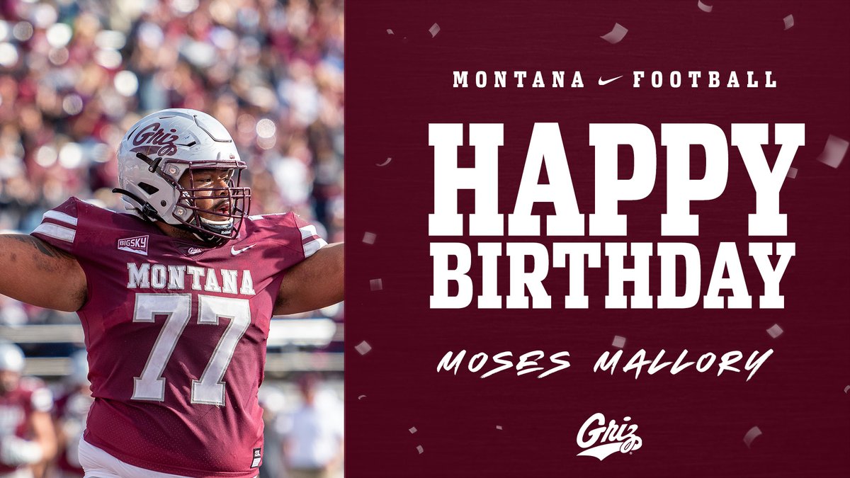 MontanaGrizFB's tweet photo. Happy Birthday, Moses Mallory!

#GoGriz https://t.co/rqqKXM6NLQ