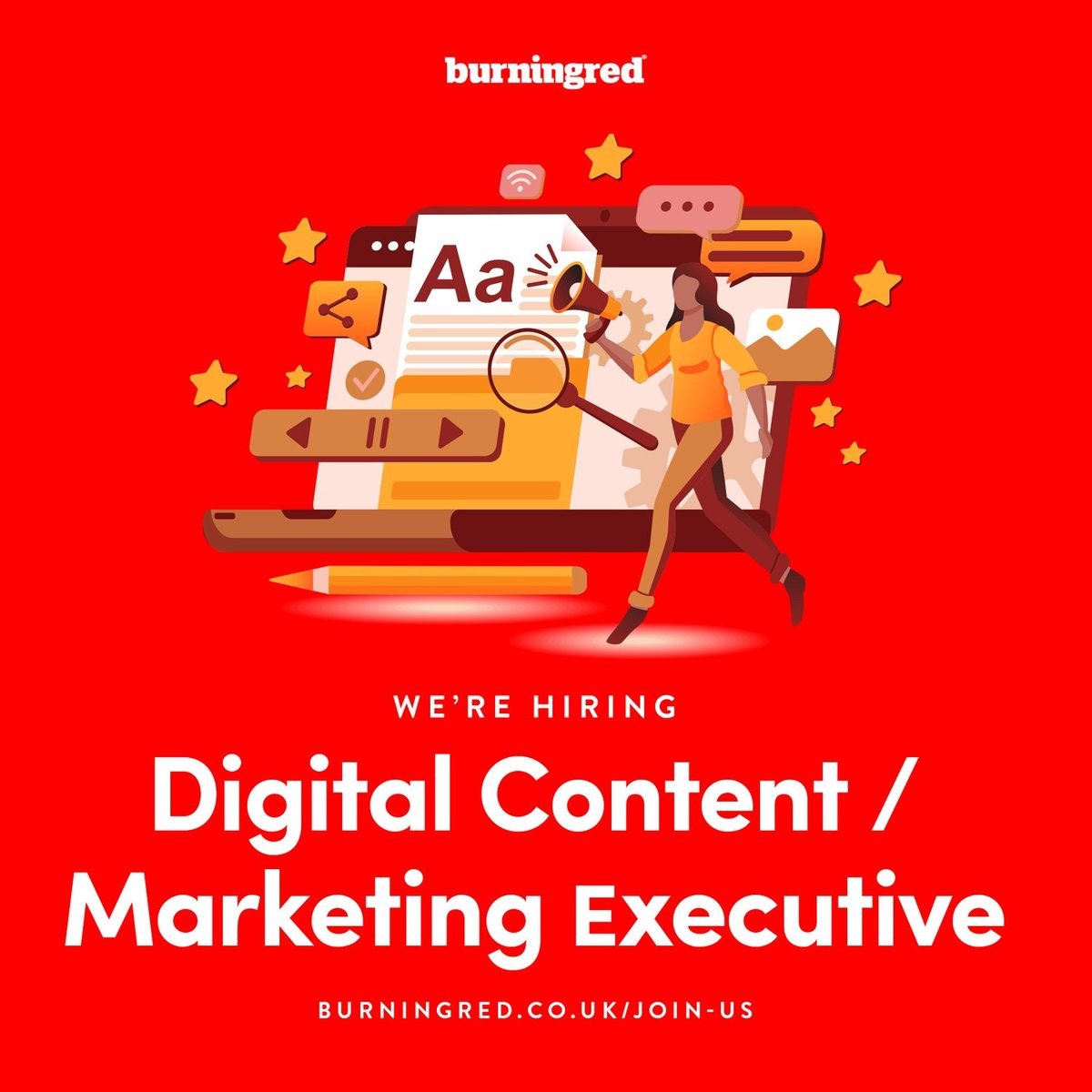 It's aaallliiiveee! Official job posting now up - we're seeking a Digital Content / Marketing Executive 🔍

If you're great at writing, crafting social content and planning &amp; executing marketing campaigns, we want you!

Info / apply: bit.ly/3ImDV8f

#cardiff #cardiffjobs