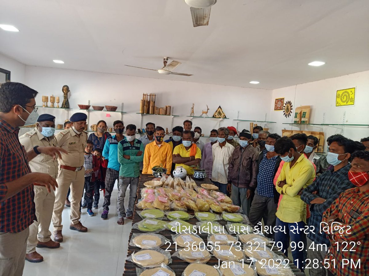 Training of bamboo artisans for development of bamboo skill development center at Kevdi, Chhotaudeipur division, Vadodara circle.
<a href="/PccfS/">APCCF D&M,Gujarat State</a> <a href="/HoffPccf/">PCCF & HoFF, Gujarat State</a> <a href="/KiritsinhJRana/">Kiritsinh Jitubha Rana (MODI KA PARIVAR)</a> <a href="/DcfChhotaudepur/">DCFChhotaudepur</a> @MLAJagdish