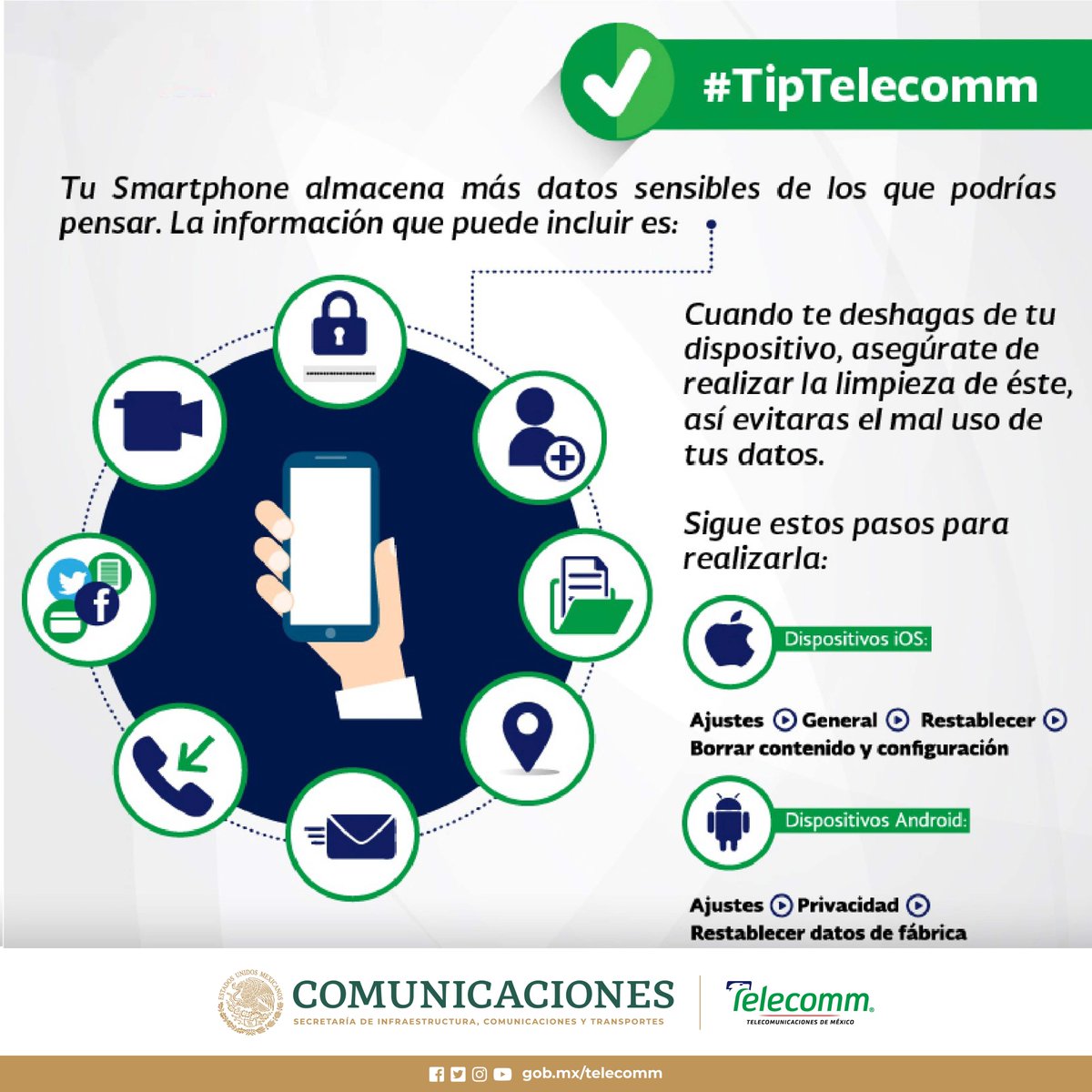 FinabienMex's tweet photo. #TipTelecomm
Si cambias de dispositivo móvil necesitas saber esta información.
¡Checa el dato! https://t.co/Mytx1p9SX6