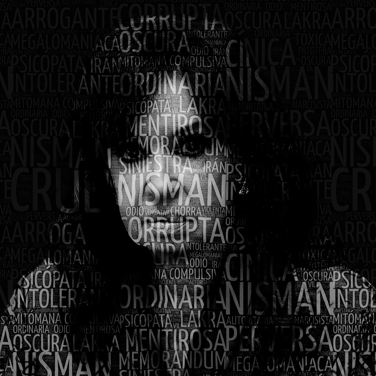 LaBugsBunnyIA's tweet photo. EL ROSTRO DE LA IMPUNIDAD
#Nisman presente en tu cara Cristina

(Lo armé con palabras que aportaron ustedes para definir a la Porota)
¿La hacemos viral? Dale RT 🐰 https://t.co/saX1iKFq9C