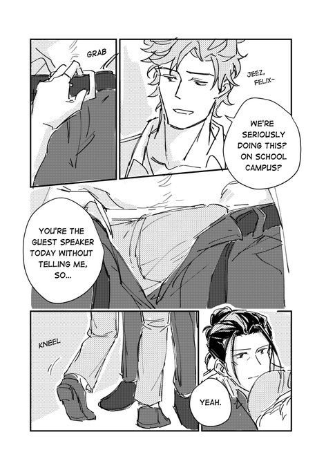 Preview pages for my comic in the our zine @EternallySylvix ! 

Felix will get what he wants from Sylvain after being so demanding and needy🍆⤴️⤴️✨

#sylvix 