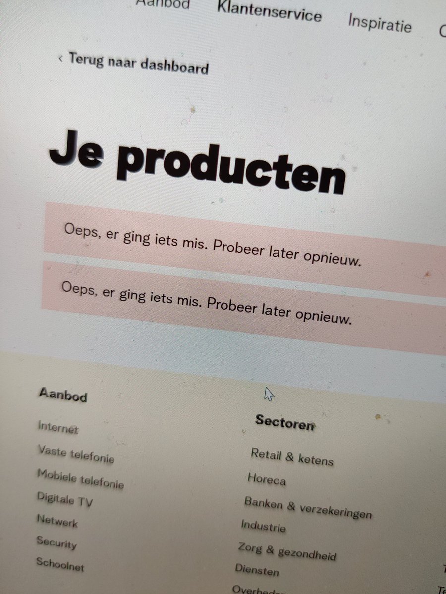 Die online shop van <a href="/Telenet/">Telenet</a> heeft dat ooit gewerkt? Kan me niet herinneren ooit eens iets af te handelen online zonder toch naar een fysieke shop te moeten