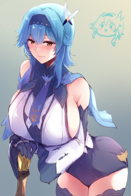 エウルアさん落書き、お尻がえっち 