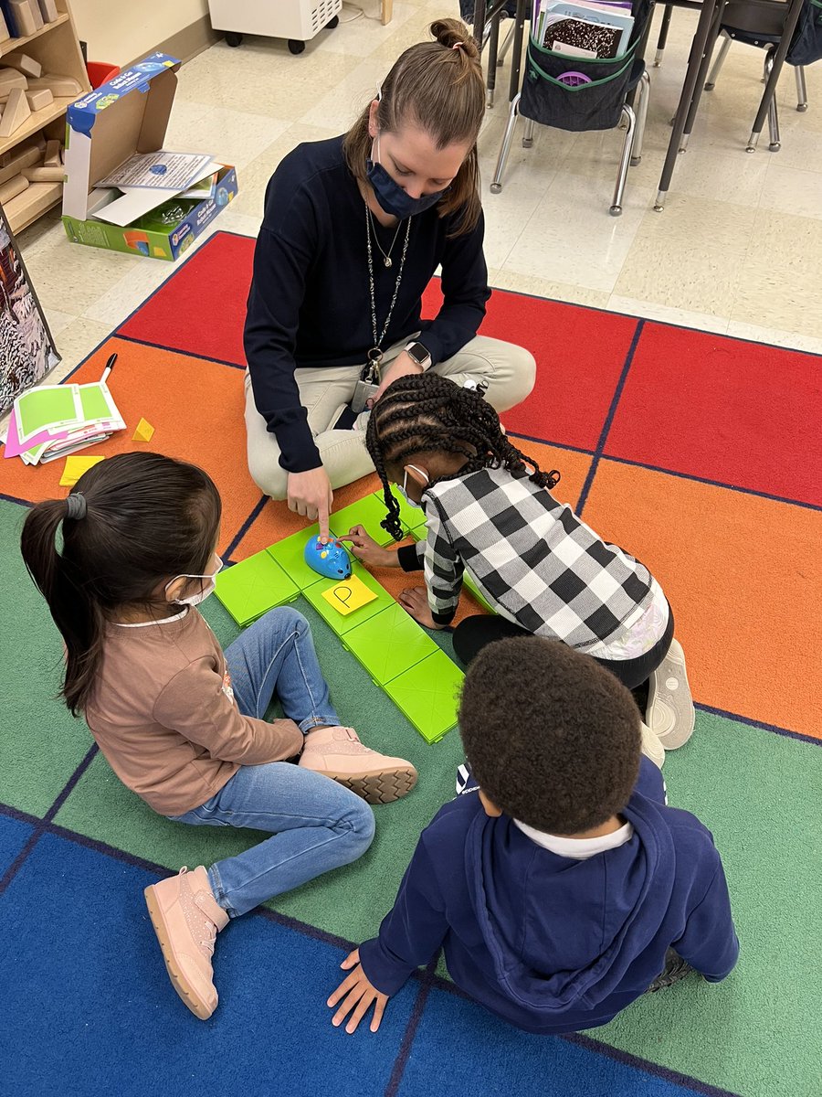 coachpongratz's tweet photo. Co-teaching with the 🎉amazing🎉 @Hartlind2014 and #mskristen in PreK at @BesterWCPS this morning! Ss engaged in coding with #codeandgomice, @Sphero #Indi, & #codehopper! Lots of problem solving, collab, & perseverance in that room!! @AnnKAnders @HurleBen @RRothAP @MrsLongerbeam https://t.co/W31mpPKFZk