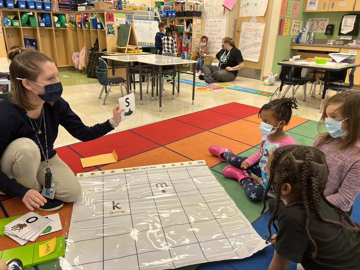 coachpongratz's tweet photo. Co-teaching with the 🎉amazing🎉 @Hartlind2014 and #mskristen in PreK at @BesterWCPS this morning! Ss engaged in coding with #codeandgomice, @Sphero #Indi, & #codehopper! Lots of problem solving, collab, & perseverance in that room!! @AnnKAnders @HurleBen @RRothAP @MrsLongerbeam https://t.co/W31mpPKFZk