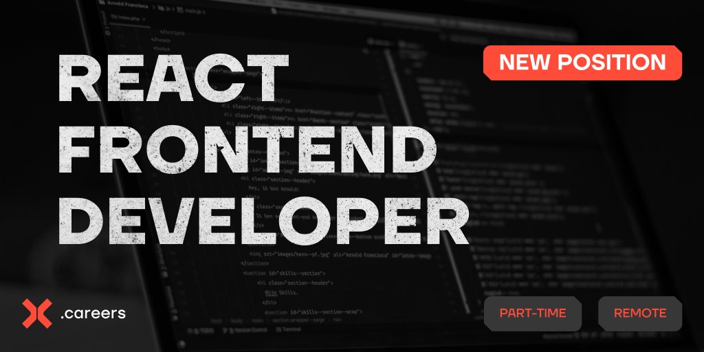 CollabaDev's tweet image. We are #hiring! 
React 17, Typescript, Material UI (v5), Formik + Yup, Redux, Webpack5, Jest, Cypress. Keep reading if you know what we’re talking about. 

We are looking for a new part-time team #React #Fronted #Developer. Learn more and apply now: bit.ly/32esrEx