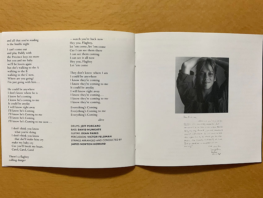 HosonoShotgun's tweet image. MyCollection263
#RickieLeeJones
#TheMagazine

PatMetheny, RalphTowner, BrianEno, HaroldBuddばかり聴いていたときがあった
その中で RickieのこのアルバムとFlyingCowboysもよく聴いていた
法人登記して会社をしていたときだった
かなりしんどい時でこの音で癒やされていたのかも