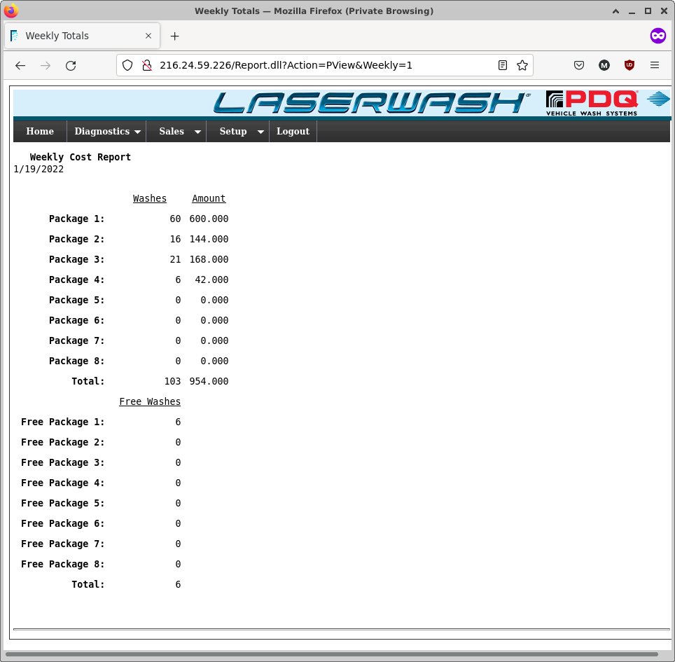 macroform_node's tweet image. 4 of ~50 #PDQ #LaserWash car wash systems running #defaultcredentials allowing full control/configuration of the entire car wash system from the internet by anyone. @opwglobal @BelangerInc Need an #infosec hand?
#skroobsec #cybersecurity #informationsecurity #infosecresearch