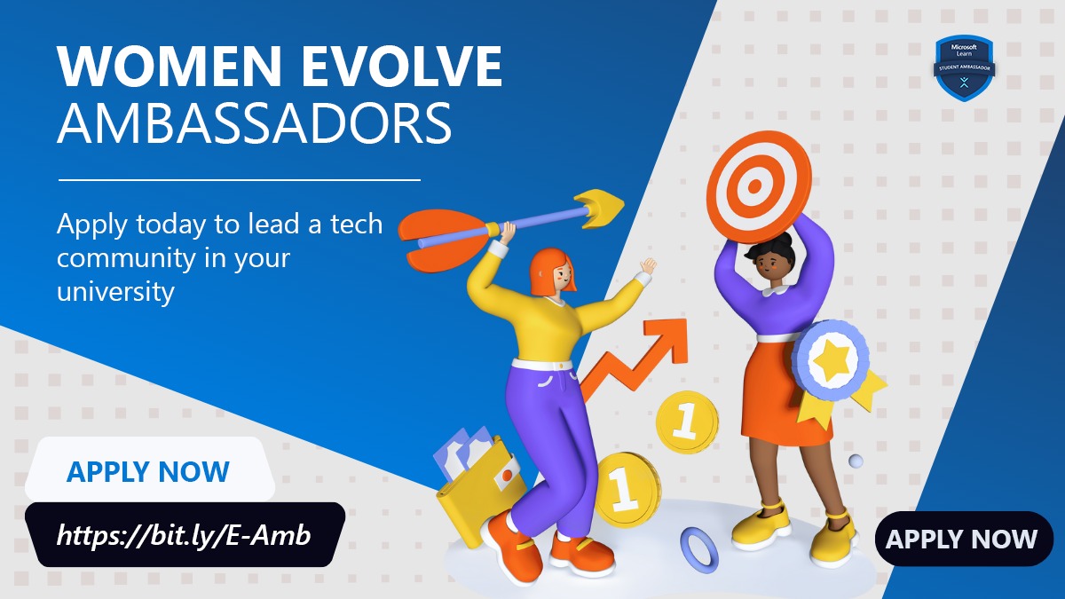MLSAEvolve's tweet photo. Hey👋. 
The Evolve Circle is really growing and we definitely wish to have you guys enjoy more Tech experiences. Which is why we wish to open slots for any lady who is actively involved in Tech or would rather wish to grow a Tech community under the Evolve Circle umbrella.🥰 https://t.co/blmM25kqRM