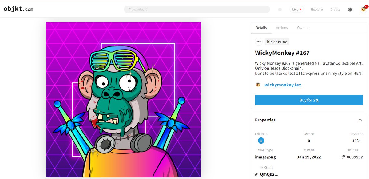 WickyMonkey.tez tweet media