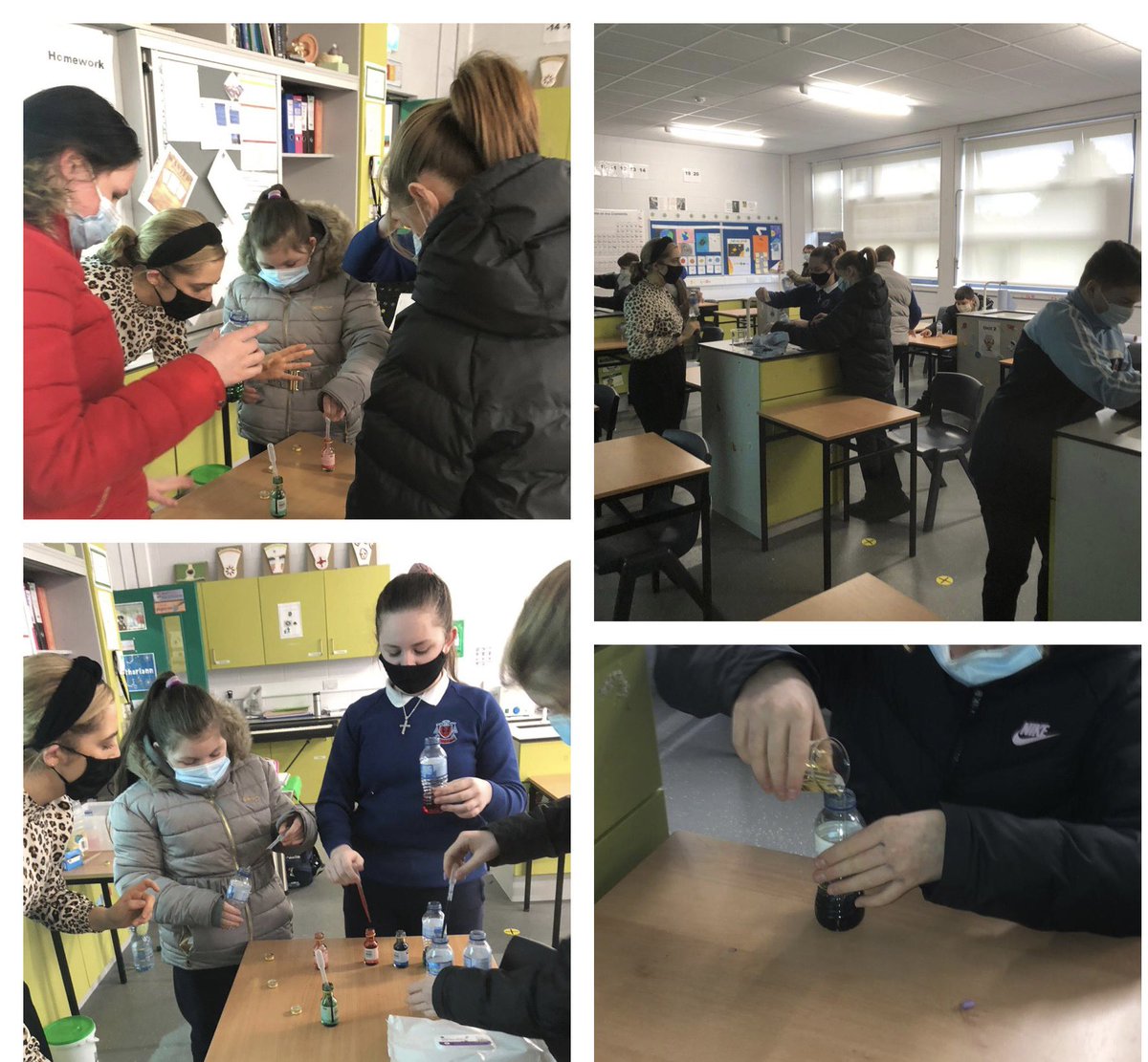 STEM in action. Science Club 2022 is up and running. Today students were using their science skills and developing their knowledge to make lava lamps. Great turnout for day 1 🔬