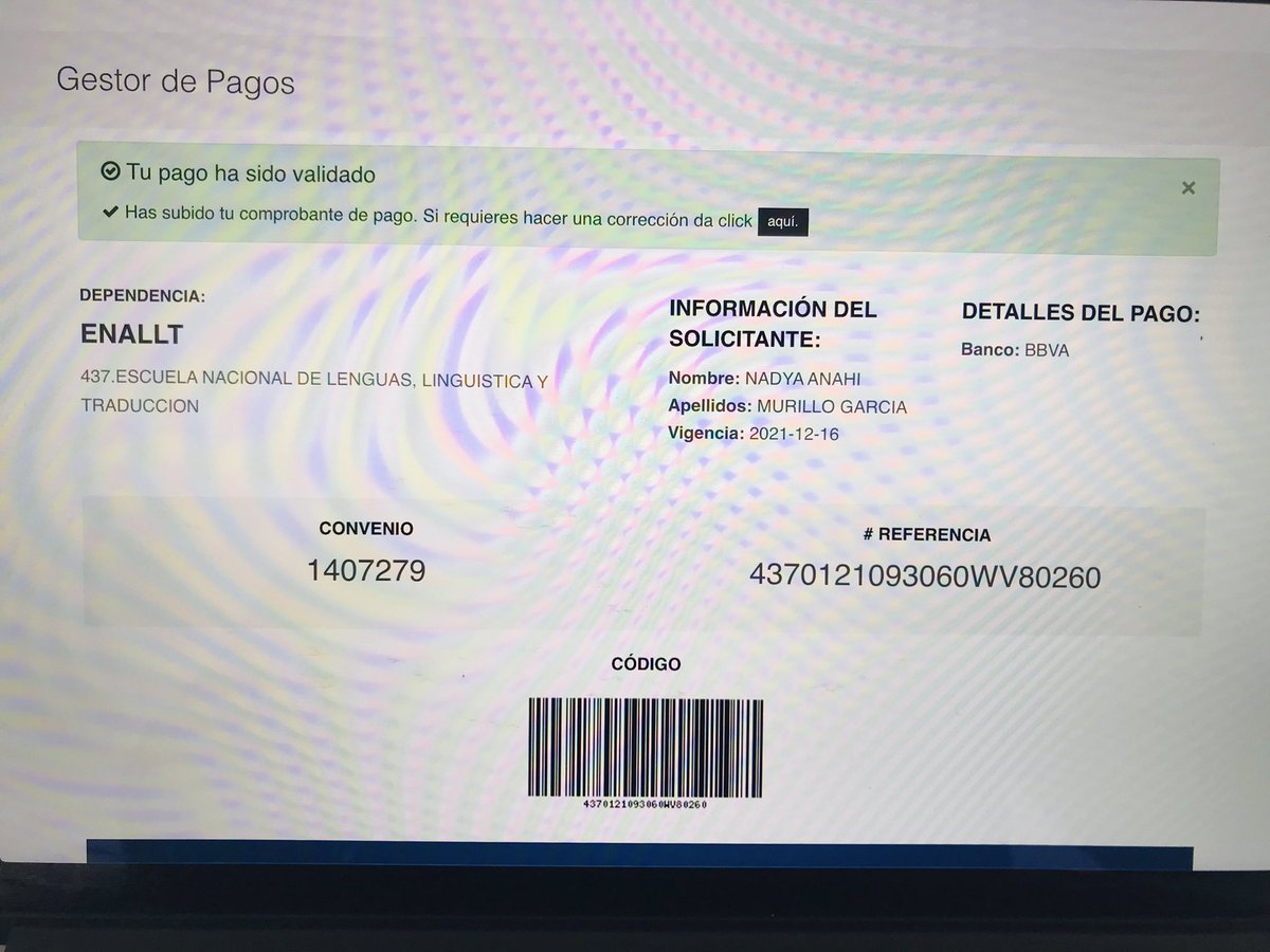 ndymrll's tweet photo. @ENALLTUNAM tengo que hacer mi examen de colocación y su página no me deja ingresar con los supuestos datos asignados. Hice el trámite correspondiente en tiempo y forma https://t.co/yLwbnSrvEe
