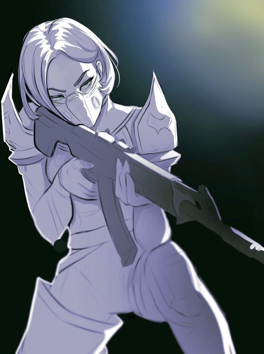 vile_jp's tweet photo. Gun mommy 

365 Days of Viper, Day 135
#VALORANT #ValorantArt https://t.co/t96gJGWZsT