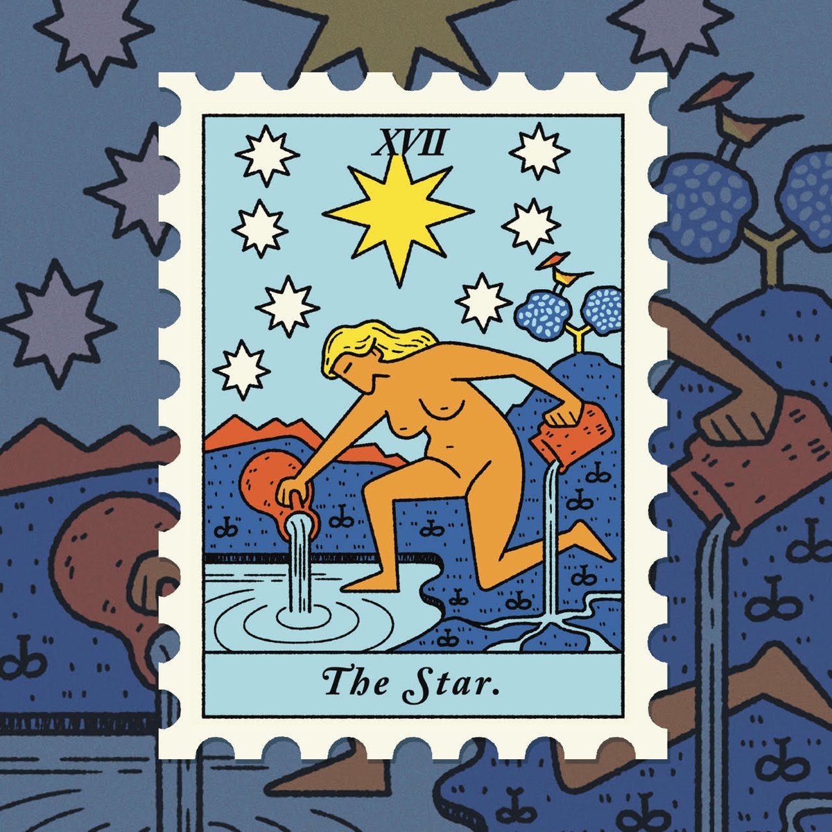 More tarot stamps! 」Andrew Kolbの漫画