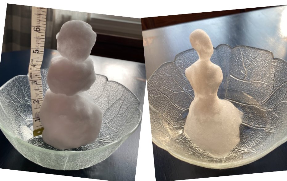 porter_elem's tweet photo. STREAM students at PES did an amazing job with their NTI challenge. After building 6in. mini snowmen, students had to predict how long they thought it would take for their snowman to melt once brought inside. Students then measured the actual time. Great job Panthers! #JCSTREAM https://t.co/Dwkw1MGXIB