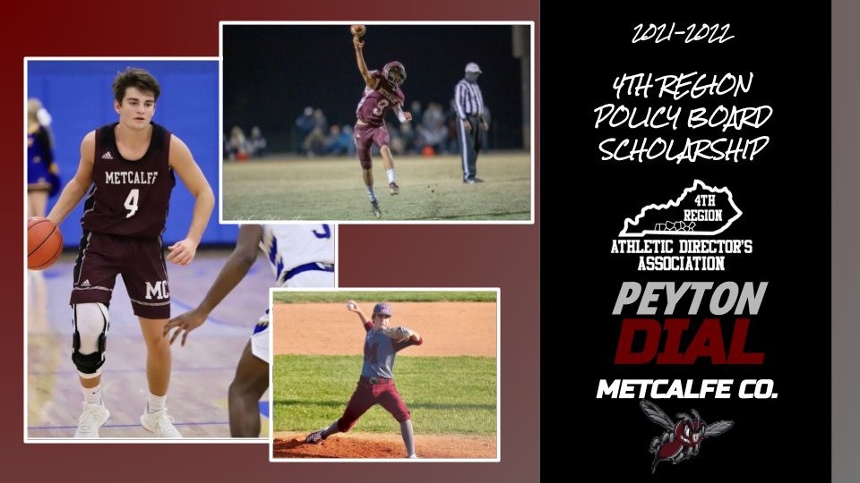 DID YOU KNOW?!?!

The <a href="/MetcalfeHornets/">Metcalfe Sports</a> have swept the 4th Region Policy Board Scholarship the past two years.

2020-2021: Annika Reed and Boston Devore
2021-2022: Braelyn Davis and Peyton Dial

Says a lot about the students, school, &amp; community. Congrats to everyone involved!