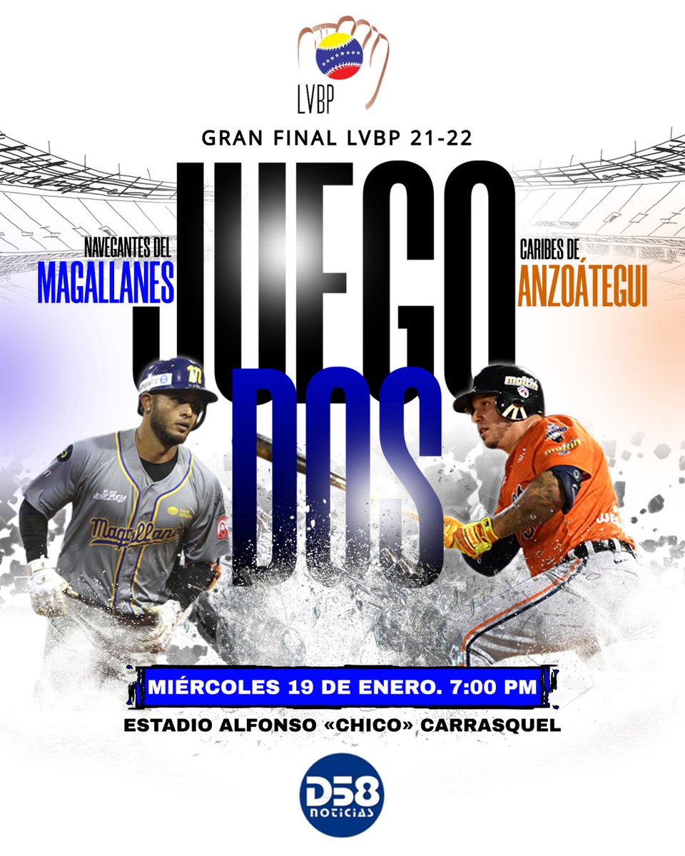 Digital_58's tweet photo. #LVBP | La Tribu conquistó la primera batalla, pero los Turcos van por el desquite esta noche para igualar a una victoria por lado la Gran final de la @lvbp_oficial
Martes 18: Magallanes 5-6 Caribes
#Béisbol #ND58 https://t.co/qB3TBMYJ2a