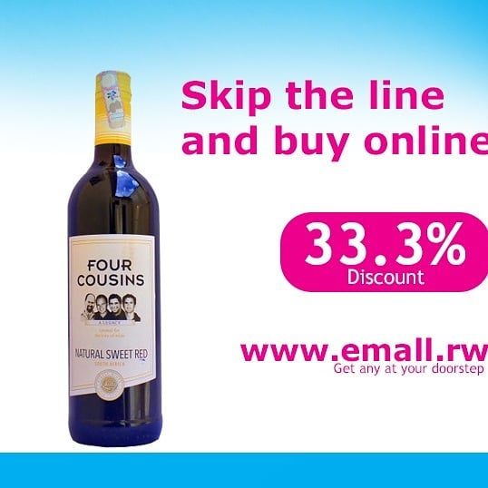 EmallRwanda's tweet photo. SPECIAL OFFER! #Wednesday ends with #wine #Gin #whisky and liquor.
Order your bottle by calling +250 788 385 830 
We will deliver it shortly to your doorstep. https://t.co/XtK7ue7SuT