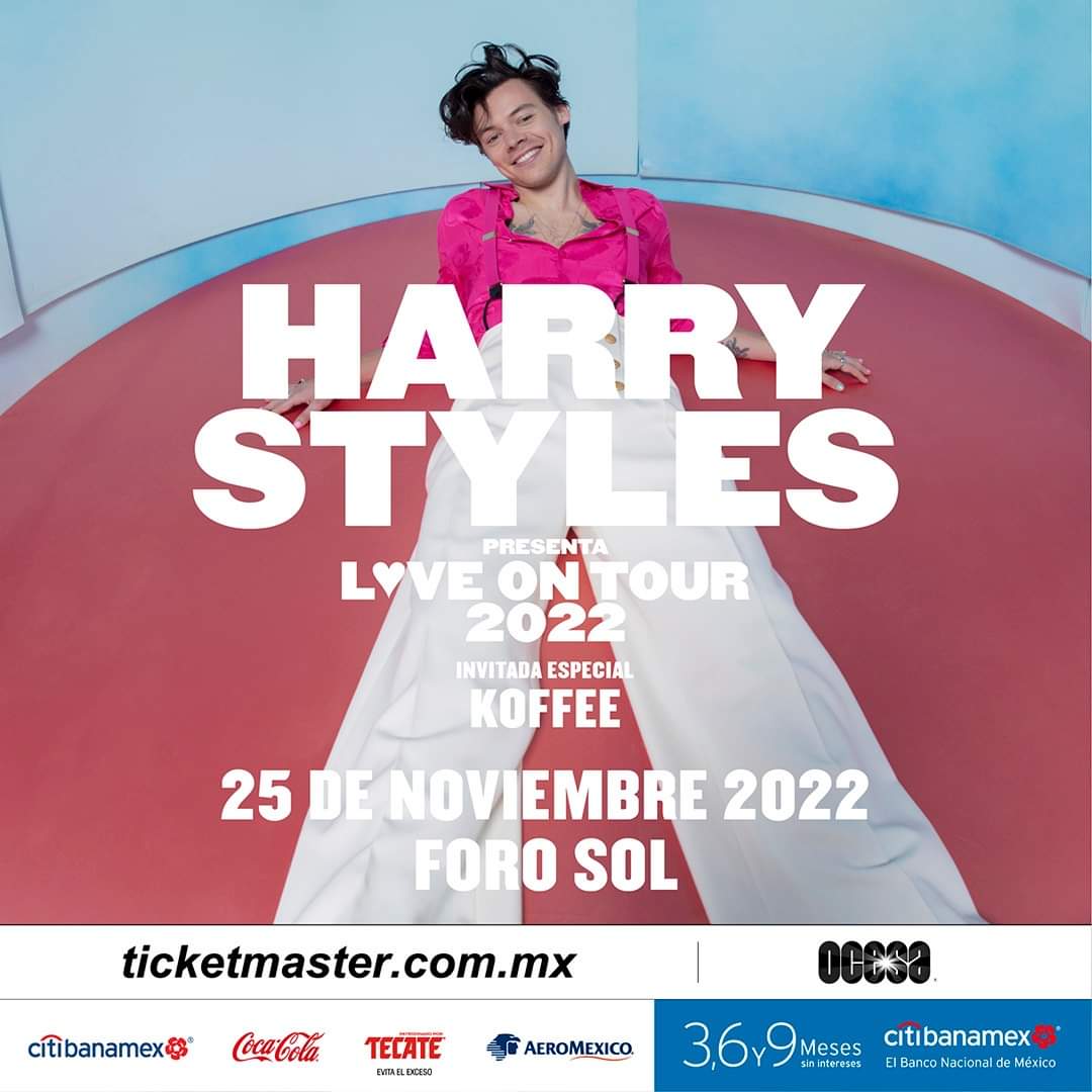 RuidoTV's tweet photo. Se confirma la fecha para #LoveOnTour de Harry Styles y Koffee como invitada especial en Ciudad de México https://t.co/j9i4YAB1LK