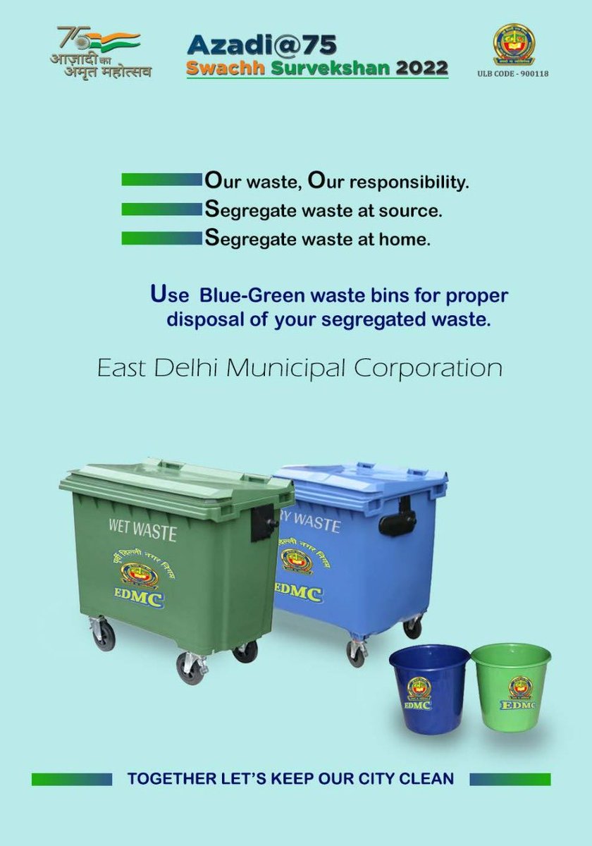 ⁦<a href="/LtGovDelhi/">LG Delhi</a>⁩ ⁦<a href="/CMODelhi/">CMO Delhi</a>⁩ ⁦<a href="/MoHUA_India/">Ministry of Housing and Urban Affairs</a>⁩ ⁦<a href="/SwachSurvekshan/">Swachh Survekshan</a>⁩ ⁦<a href="/SwachhBharatGov/">Swachh Bharat Urban</a>⁩ ⁦<a href="/Vikasanandhks/">Vikas Anand</a>⁩