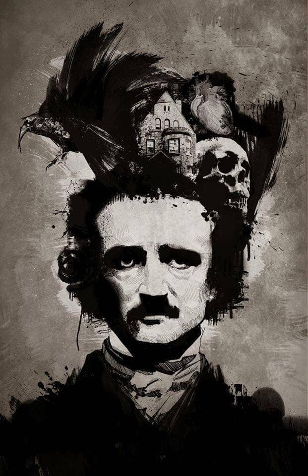 sherlockeditor's tweet photo. “I became insane, with long intervals of horrible sanity.” - E. A. Poe
Raise a glass to the founder of the feast - Edgar Allan Poe (January 19, 1809 – October 7, 1849) - born #OTD in 1809. #Poe #EdgarAllanPoe https://t.co/bWkB55E8Wt