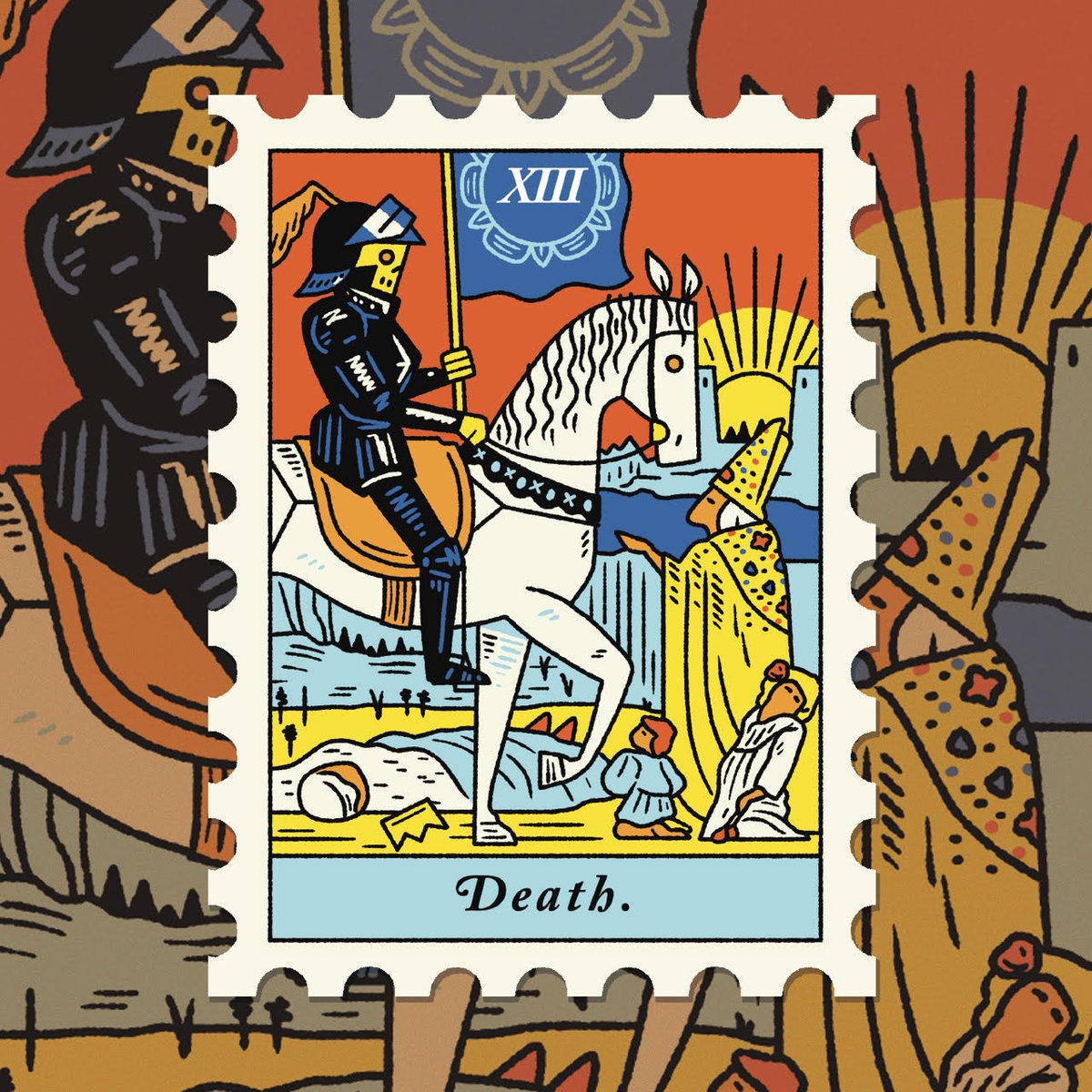 More tarot stamps! 」Andrew Kolbの漫画