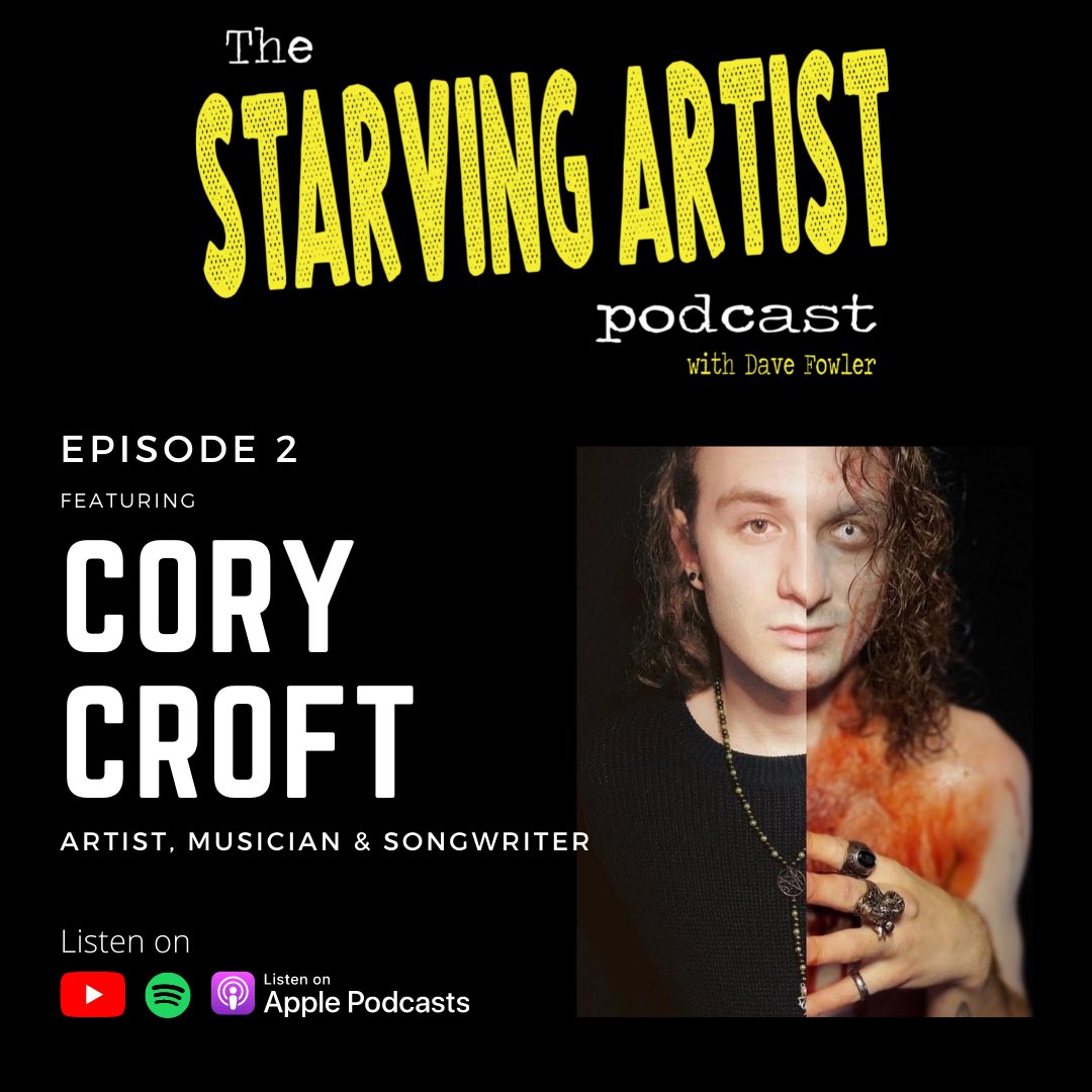 _TSAPodcast's tweet photo. Excited to have the super talented @cc_phantom join us for episode 2! Coming soon!

#podcast #thestarvingartistpodcast #podcaster #musician #art #artist #sapodcast #spotifypodcast #applepodcast #corycroft #corycroftandthebandofphantoms https://t.co/iaOr0Wp34P