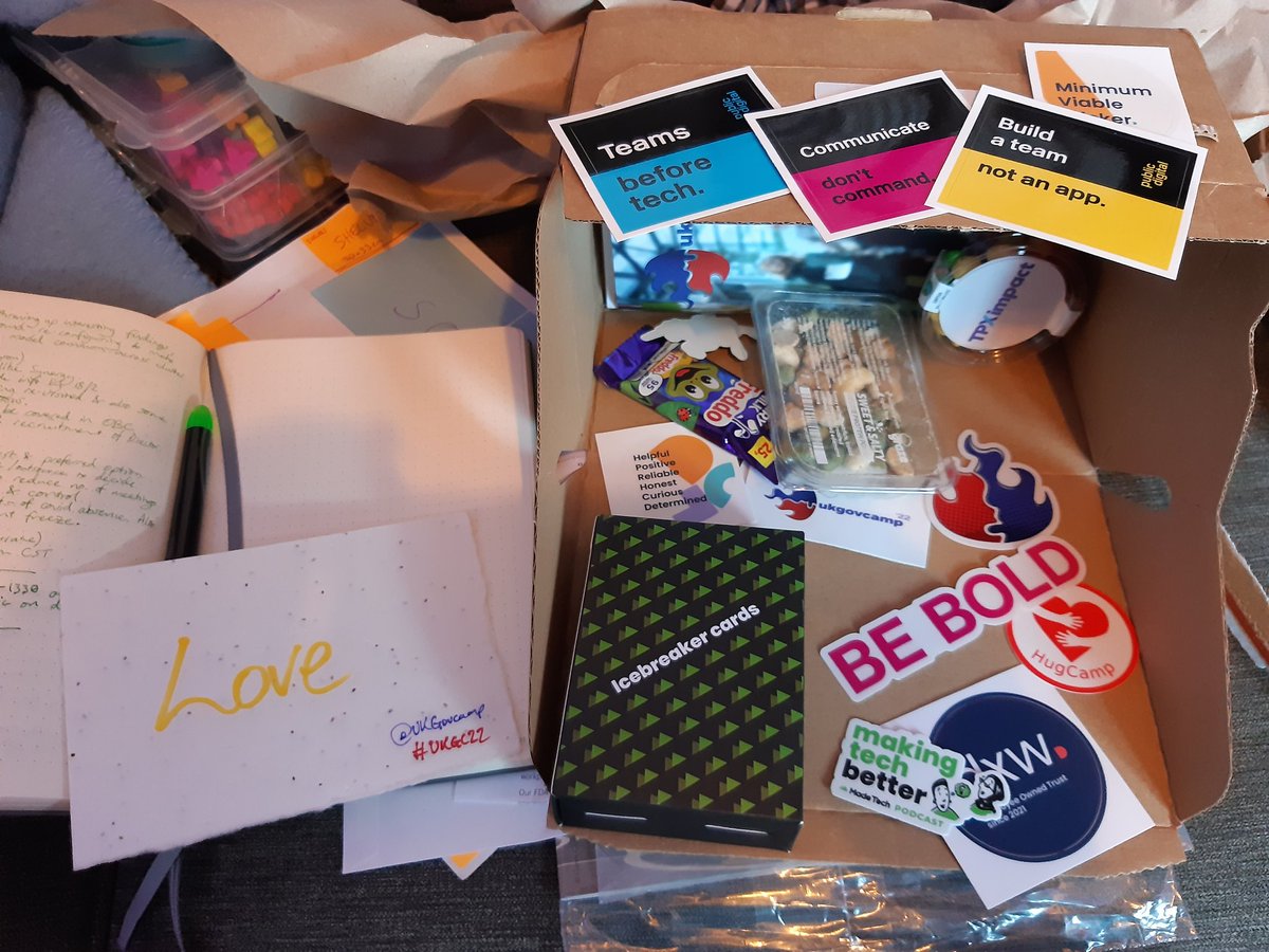 Got back from the school run to find this little box if awesome for #UKGC22 on my doorstep! 

Thanks @UKGovCamp