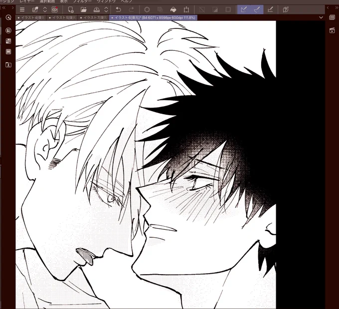 五伏の🔞が描きたい…伏には泣いてほしい… 