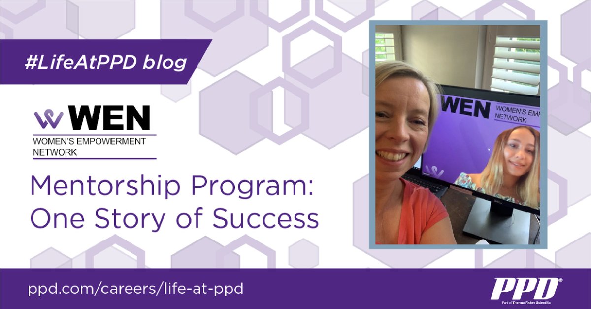 PPDCRO's tweet photo. PPD's Women’s Empowerment Network (WEN) fosters strong relationships through guest speaker series, book clubs, coffee chats and a mentorship program, which has enrolled nearly 1,000 colleagues. » https://t.co/bU0TkL8rYY
#LifeAtPPD #NationalMentoringMonth #Mentorship https://t.co/bREopKd6F3