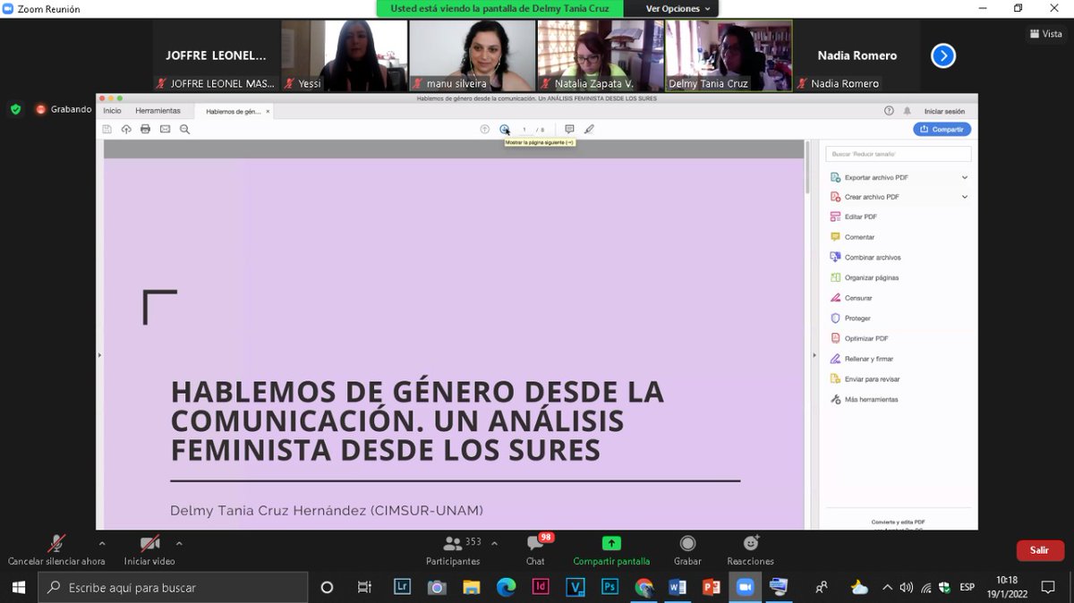 LeonelMasabanda's tweet photo. 🟣"Hablemos de Género desde la comunicación. Un análisis femenino  desde los sures" en el Seminario Internacional Comunicación Emergente y Cambio Social. #comunicacionemergente2022 @ComunicacionUtc https://t.co/Gq0Fz0YTJ7