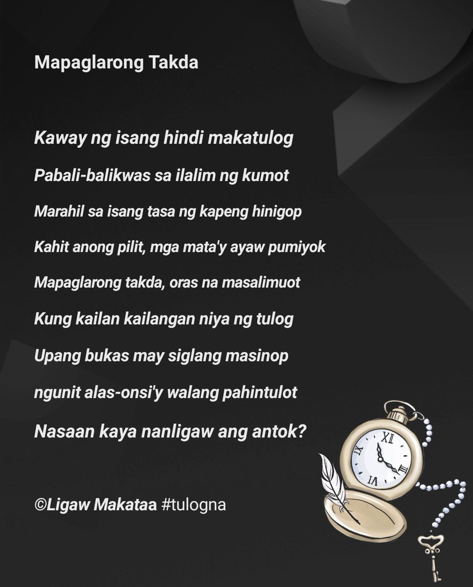 PoetessWild's tweet photo. Don't play games with a time
You will get delayed or swayed
It can be distracting or worthy
The bottom line is...time is running

#LigawMakata #poetry #Tula https://t.co/pdJ1YULk2B